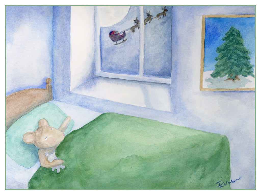 "Sleep in Heavenly Peace" Holiday Cards 4-pack