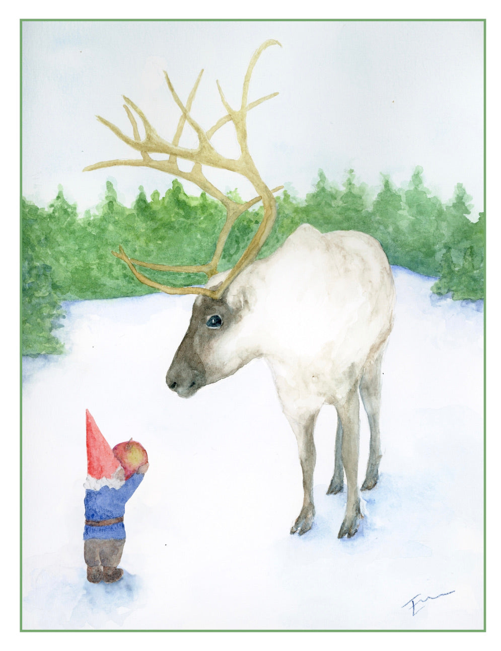 "Gift" Holiday Cards 4-pack